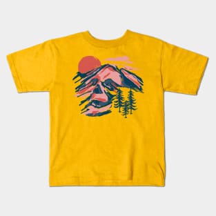 skull mountain Kids T-Shirt